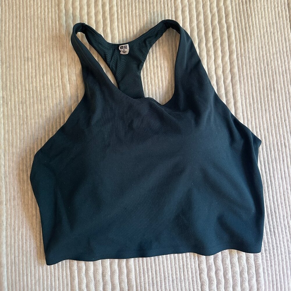 Uniqlo sports top with built in bra